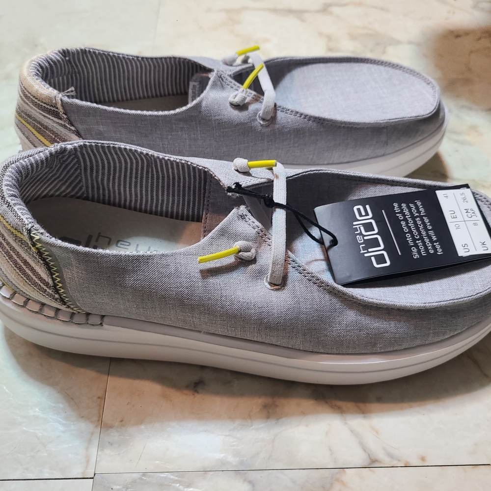 Hey Dude Gray Casual Shoes